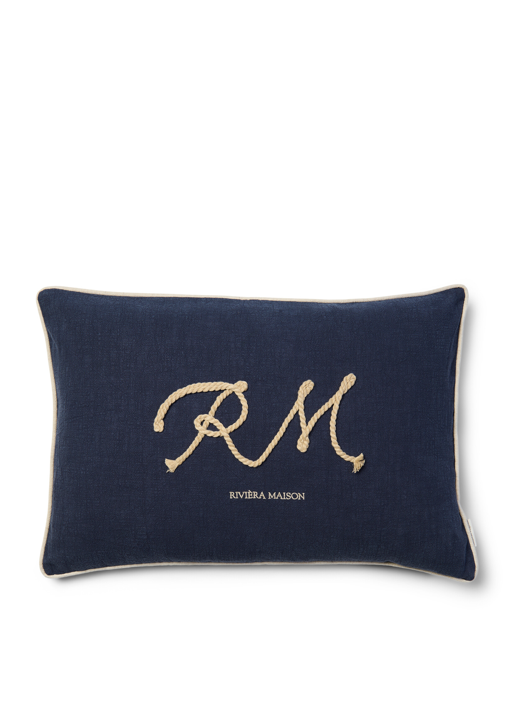 Riviera Maison Coastal Cord Pillow 65x45