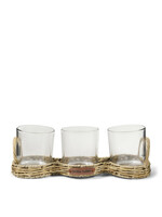 Riviera Maison Rustic Rattan Triple Votive