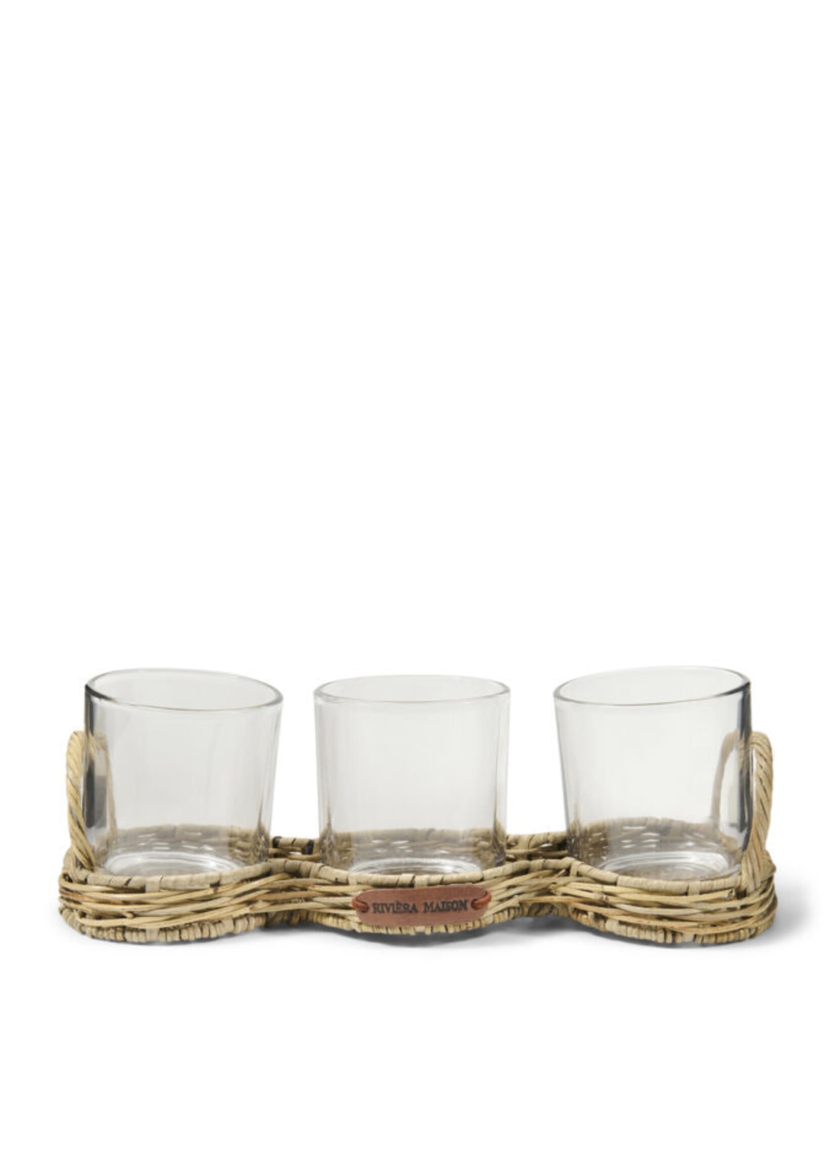 Riviera Maison Rustic Rattan Triple Votive