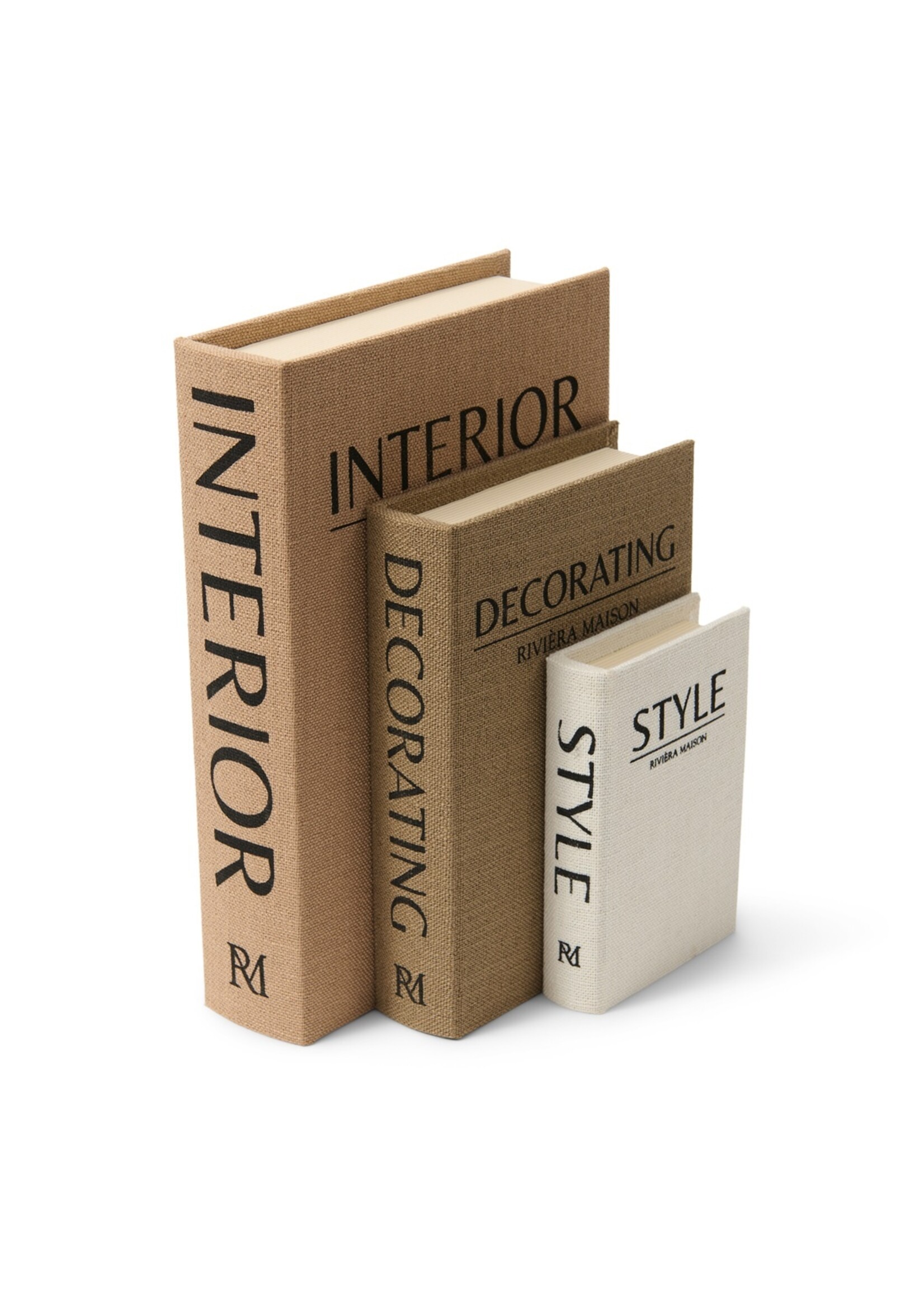 Riviera Maison RM Interior Decorative Book Set of 3