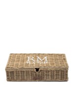 Rustic Rattan Tea Time Tea Box Riviera Maison