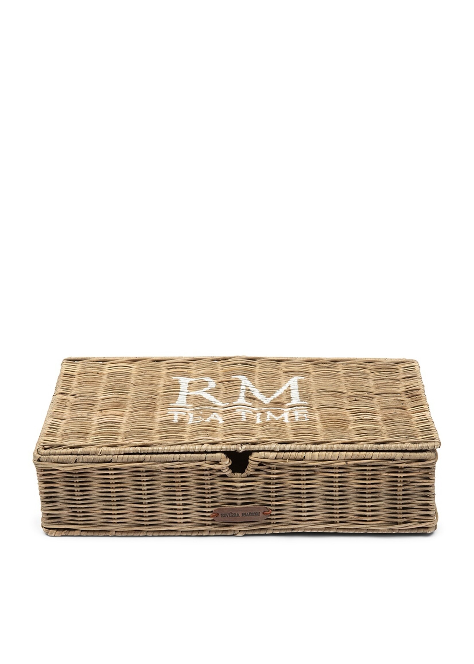 Rustic Rattan Tea Time Tea Box Riviera Maison
