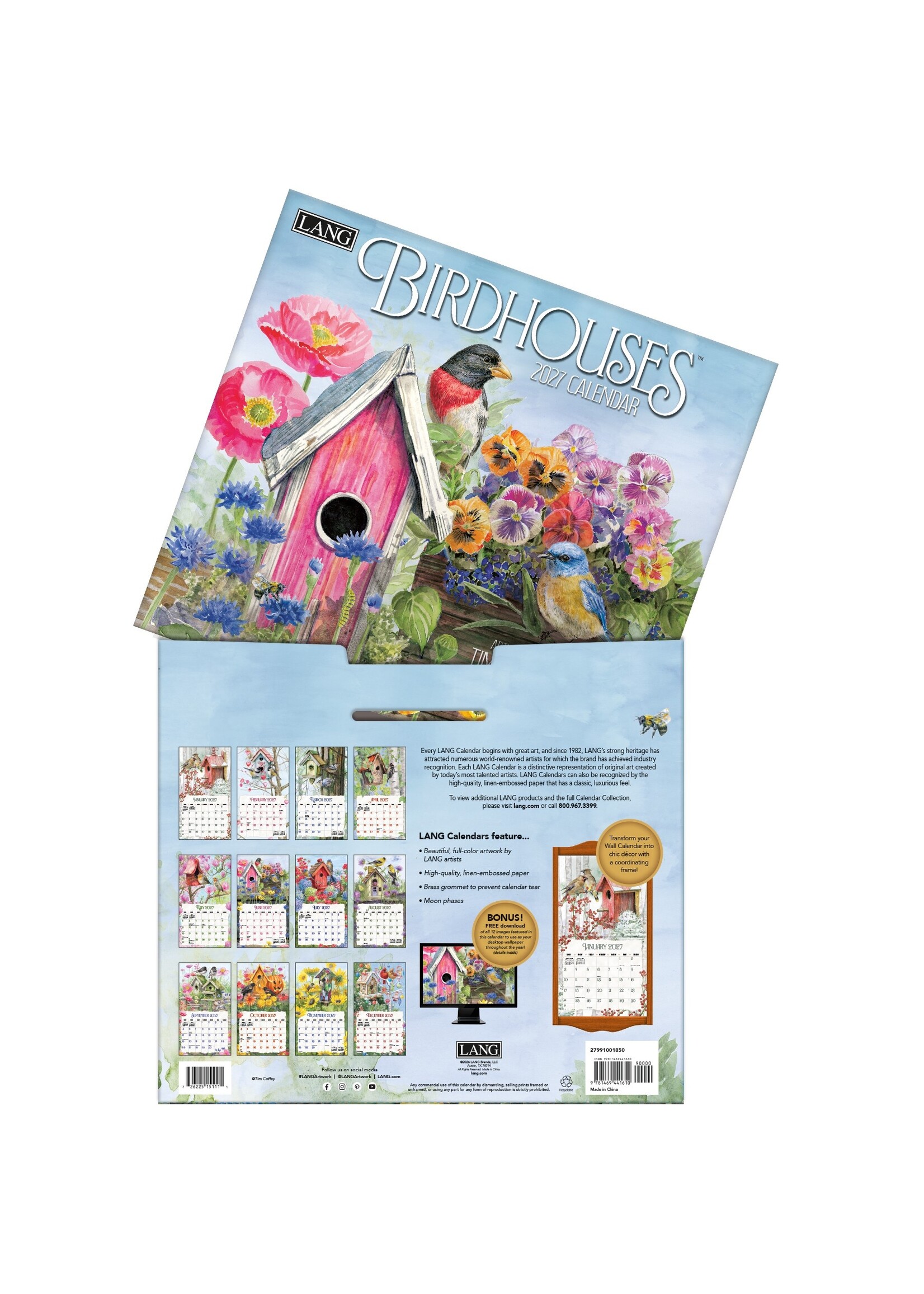 Lang Birdhouses  Lang Calendar 2027