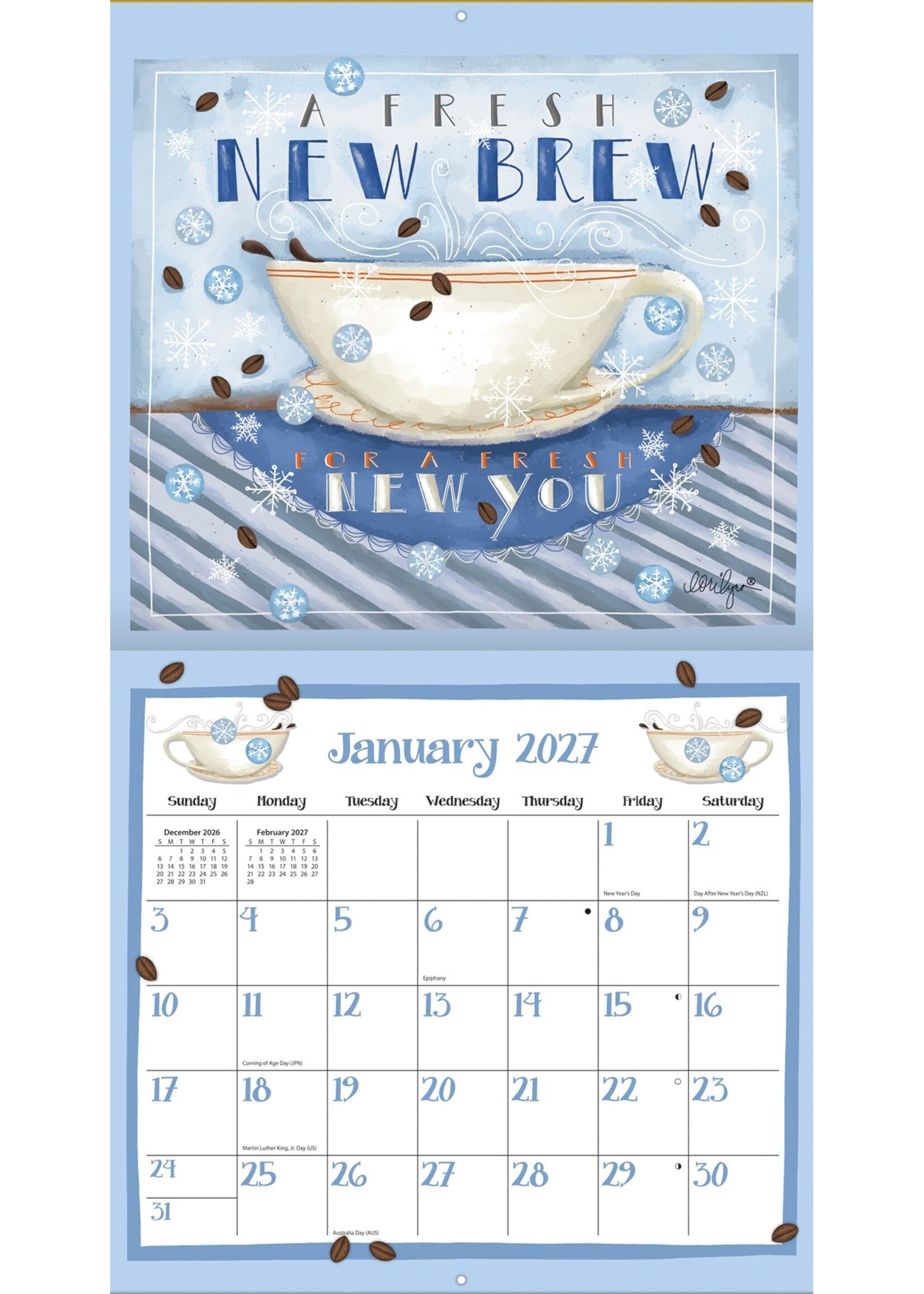 Lang Coffee Lang  Calendar 2027