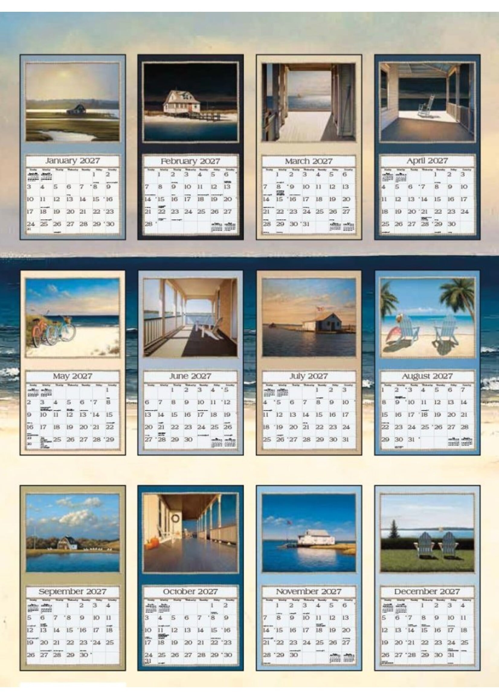 Lang Seaside Lang Calendar 2027