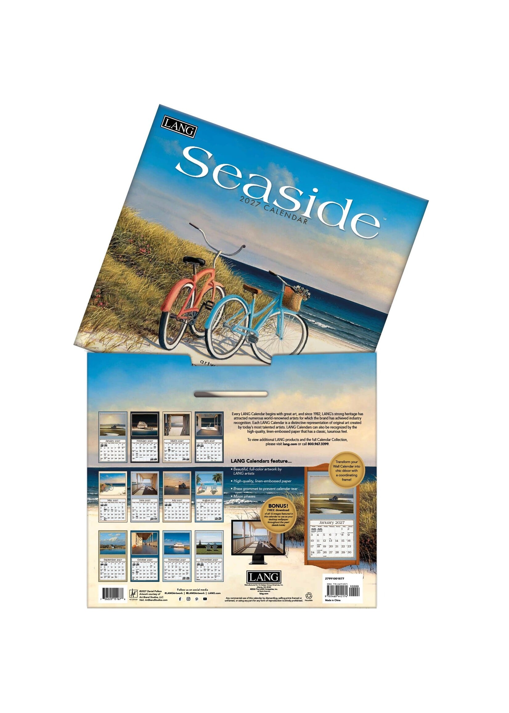 Lang Seaside Lang Calendar 2027