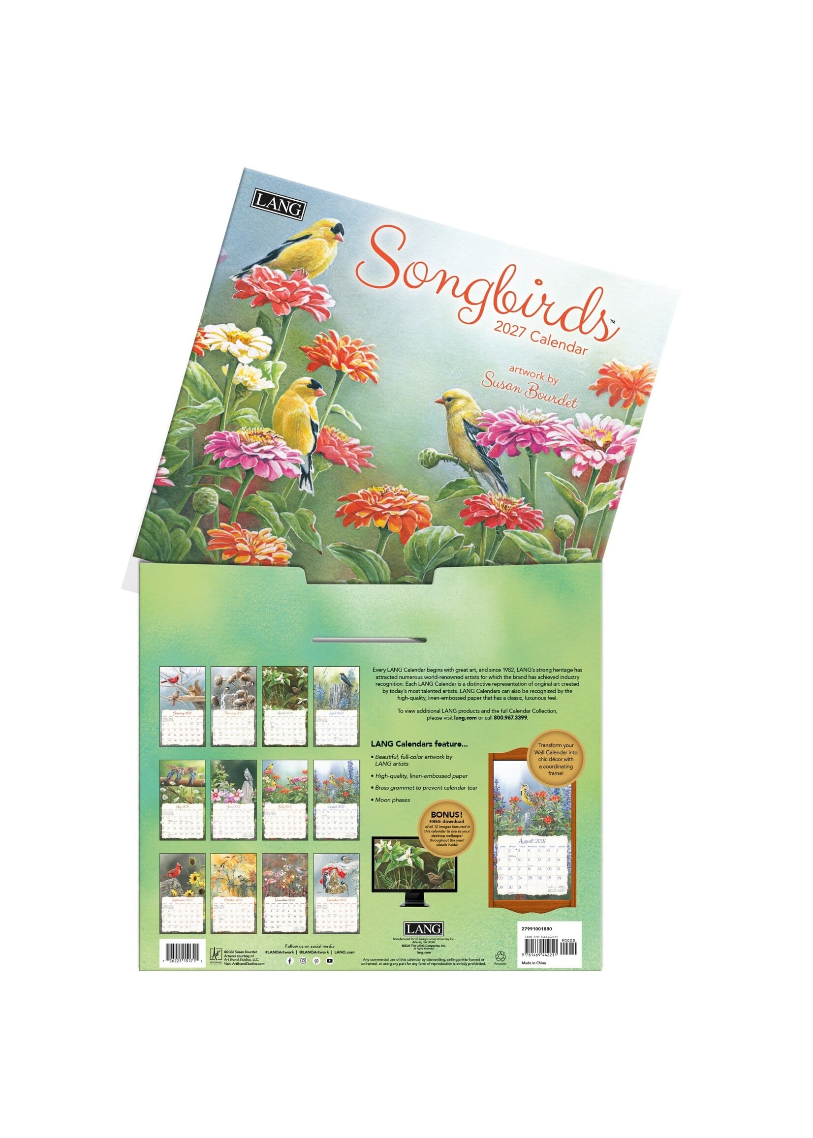 Lang Songbirds  lang Calendar 2027