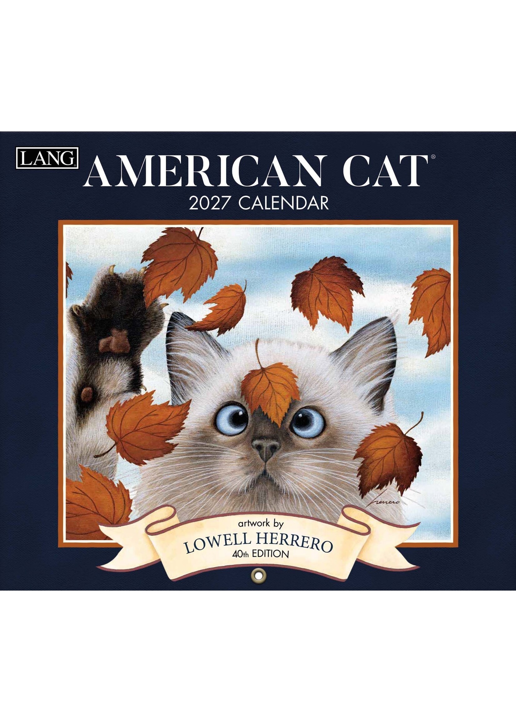 Lang American Cat Lang Calendar 2027