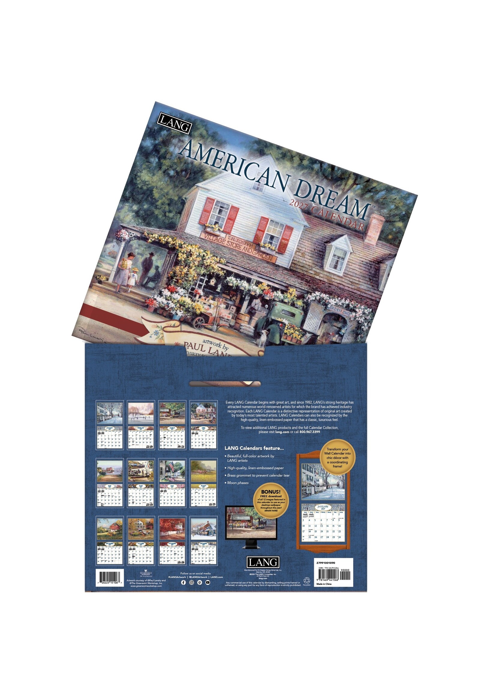 Lang American Dream Lang Calendar 2027
