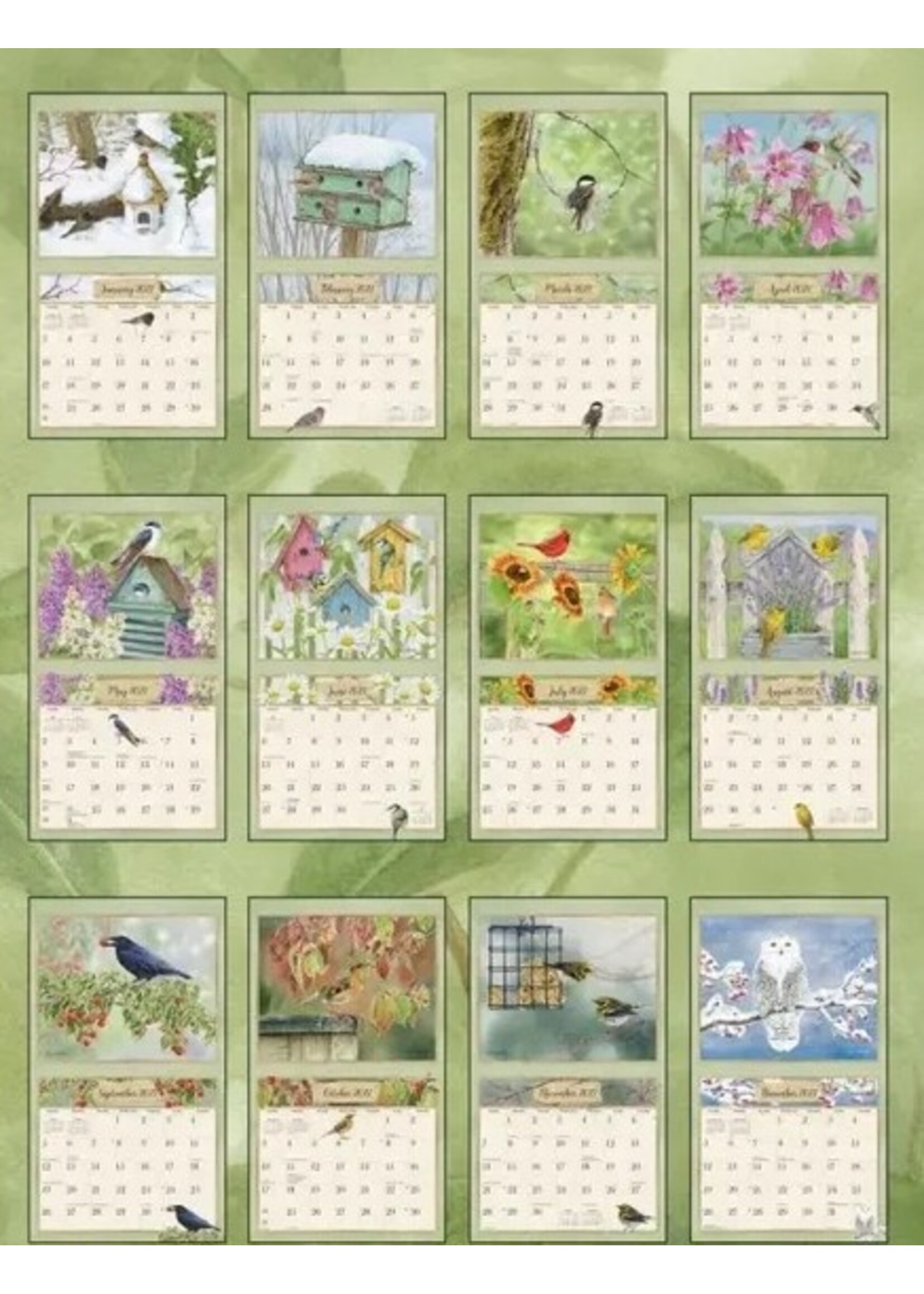 Lang Birds in the Garden Lang Calendar 2027
