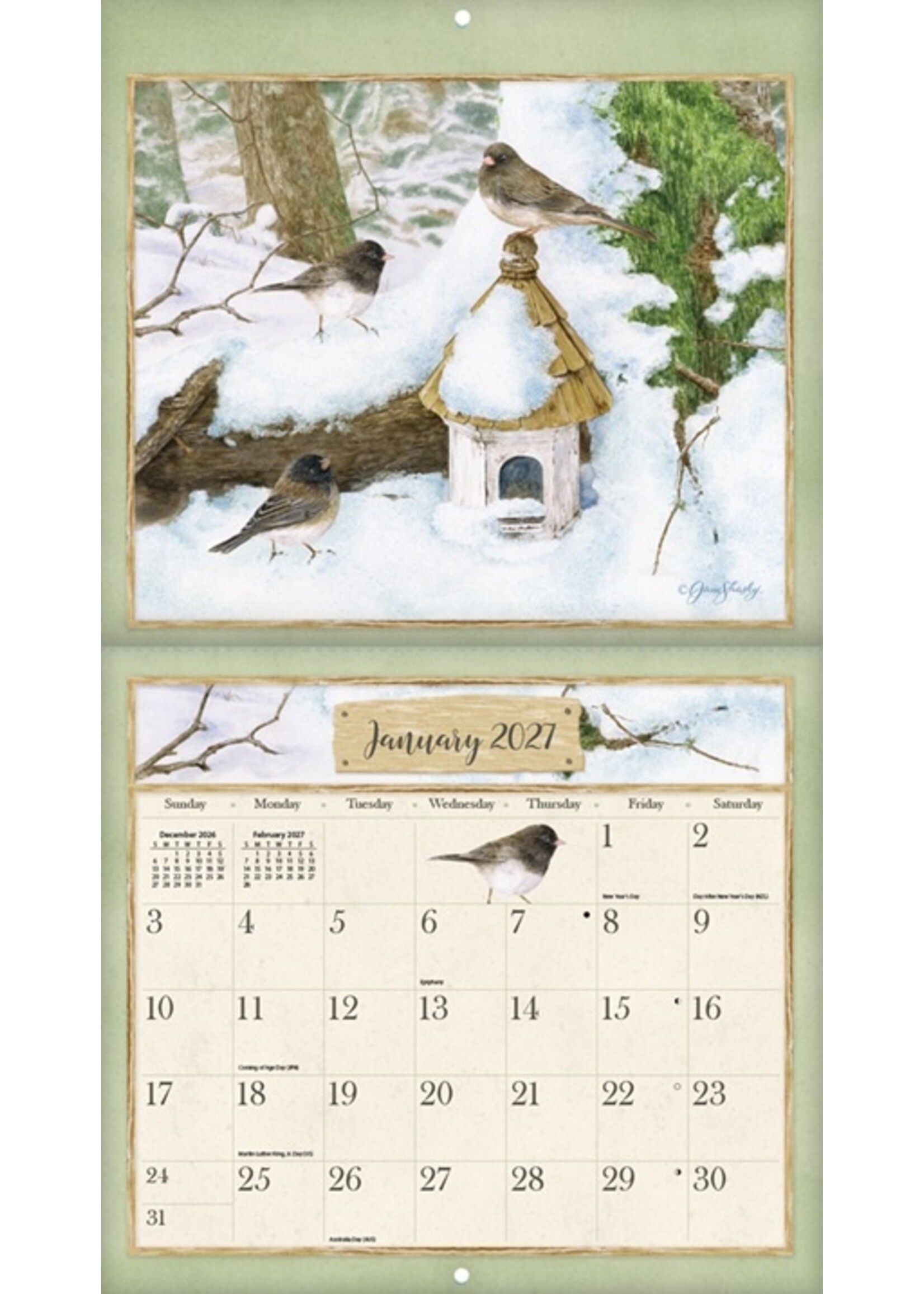 Lang Birds in the Garden Lang Calendar 2027