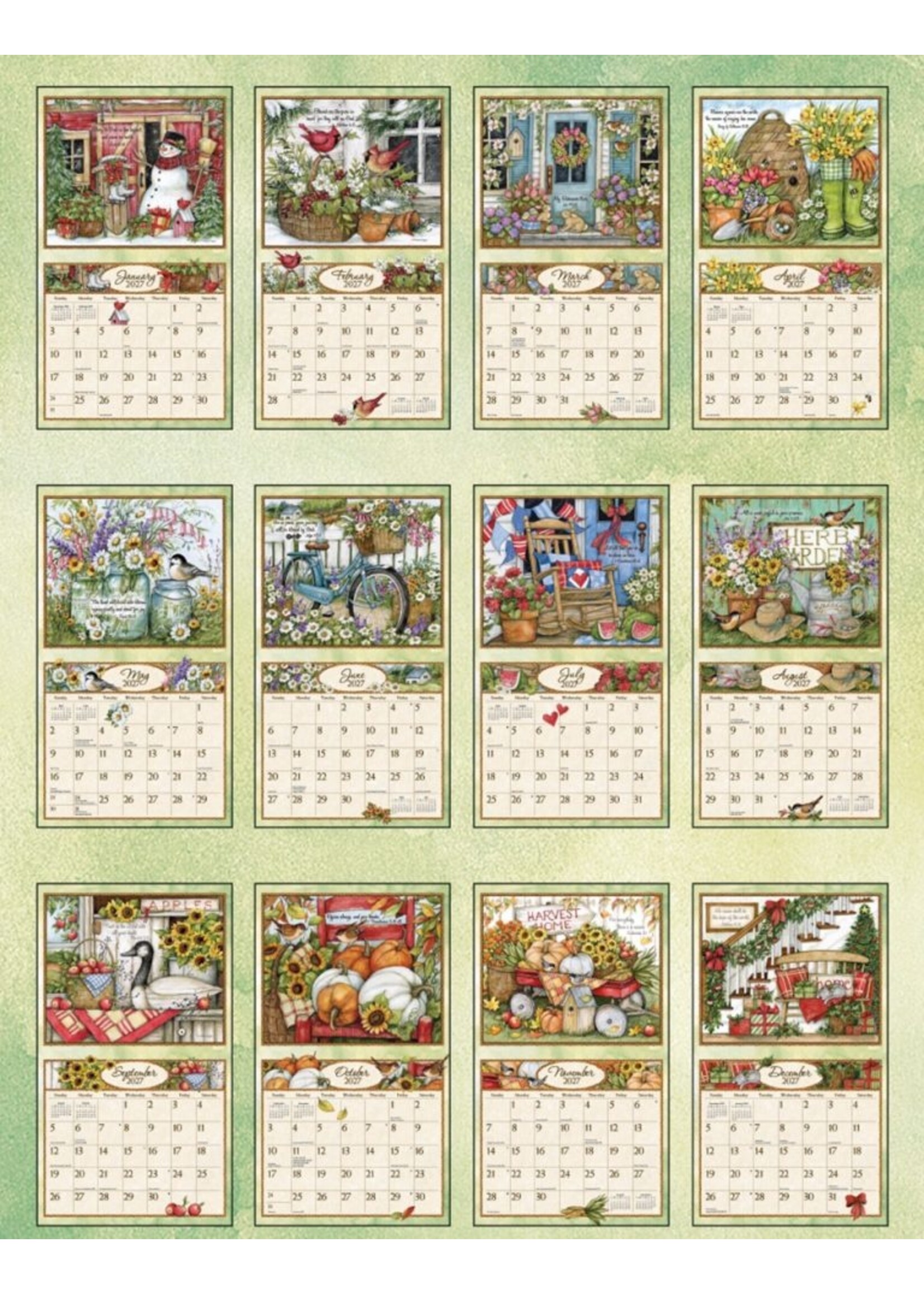 Lang Bountiful blessings Lang Calendar 2027