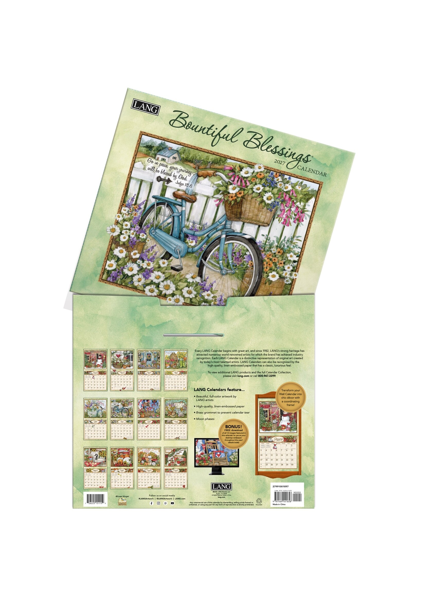 Lang Bountiful blessings Lang Calendar 2027