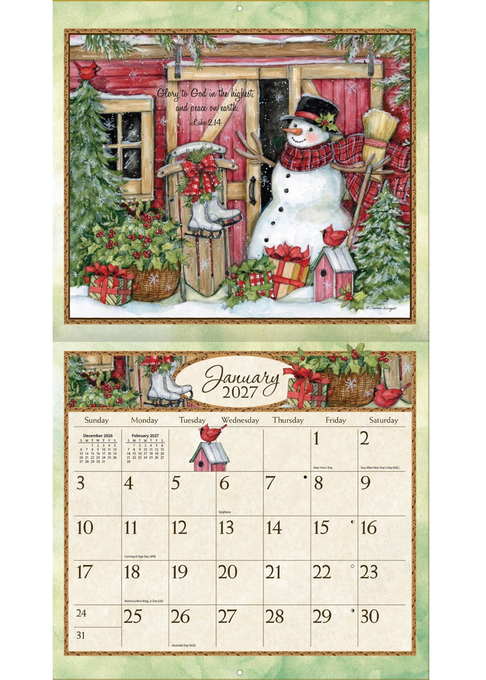 Lang Bountiful blessings Lang Calendar 2027
