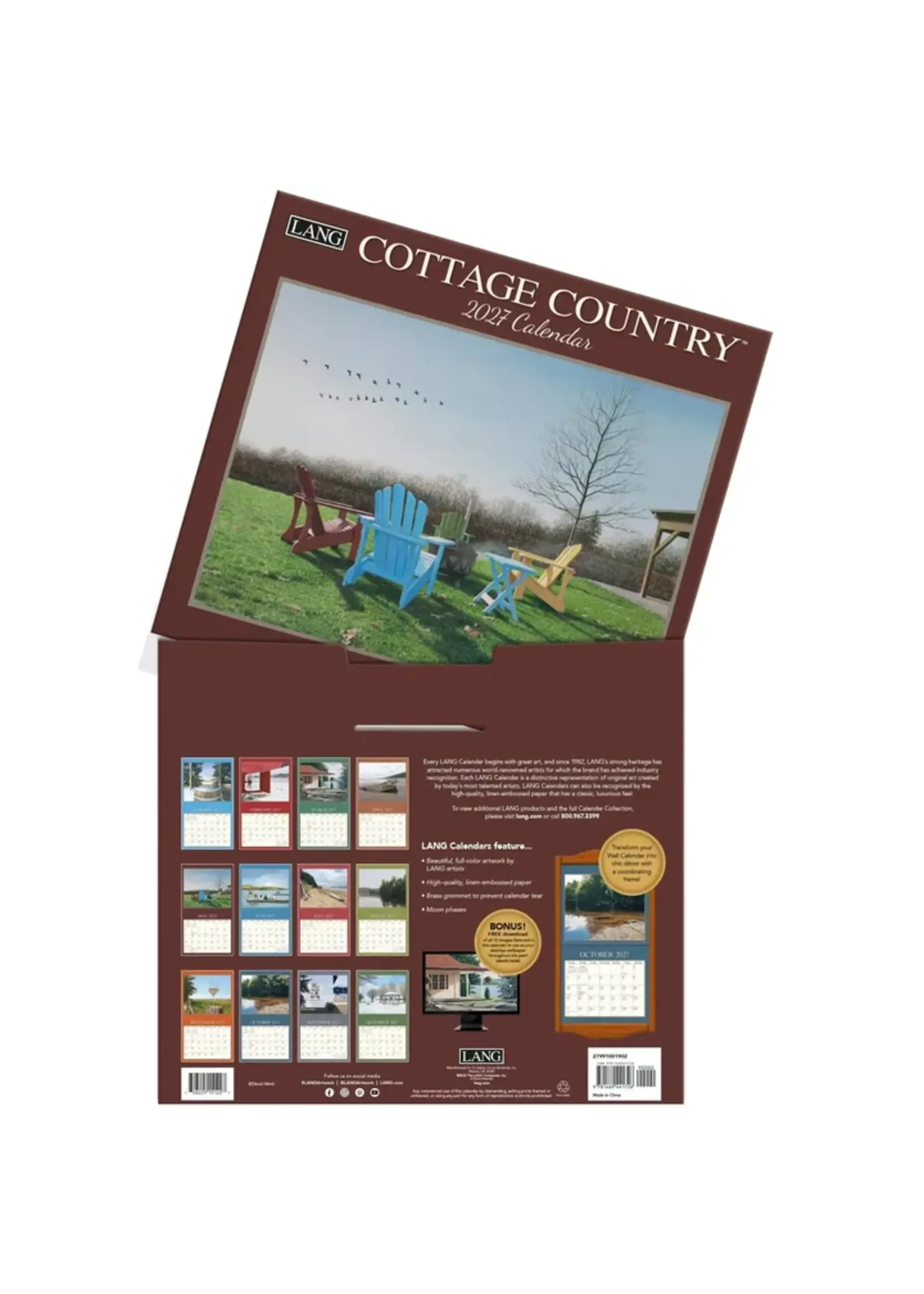 Lang Cottage Country Calendar 2027 Lang