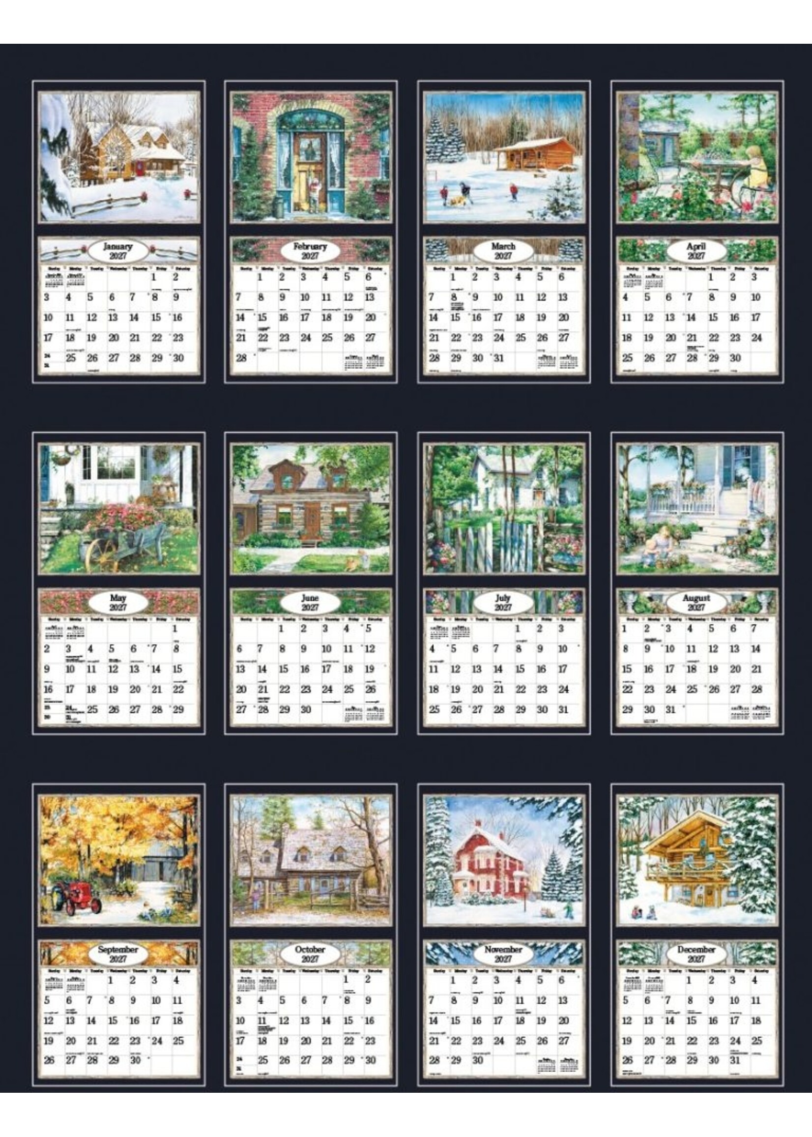 Lang Country Welcome Calendar 2027 Lang