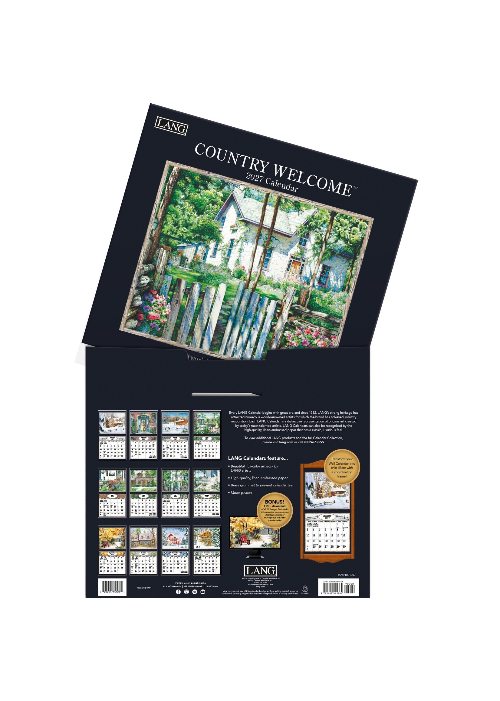 Lang Country Welcome Calendar 2027 Lang
