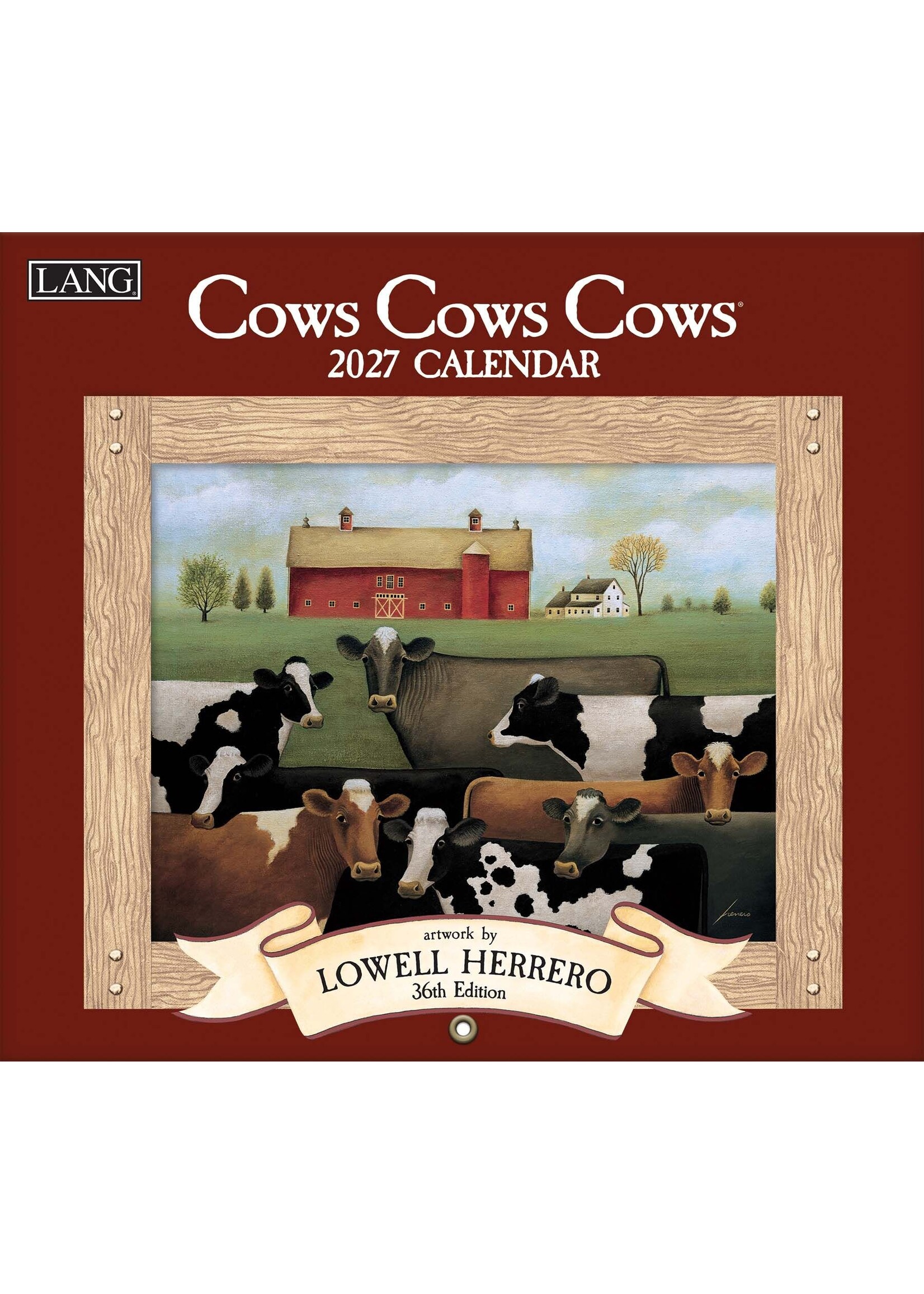Lang Cows, Cows, Cows Lang Calendar 2027