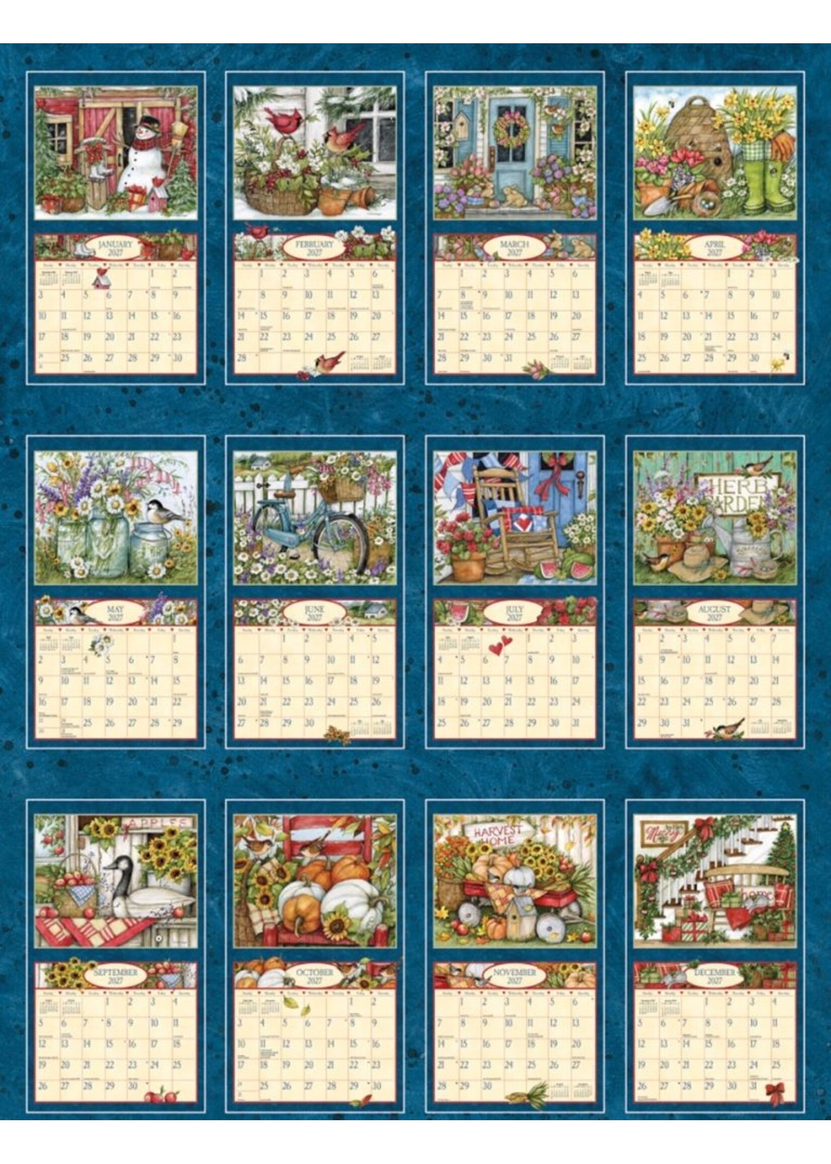 Lang Heart & home Lang Calendar 2027