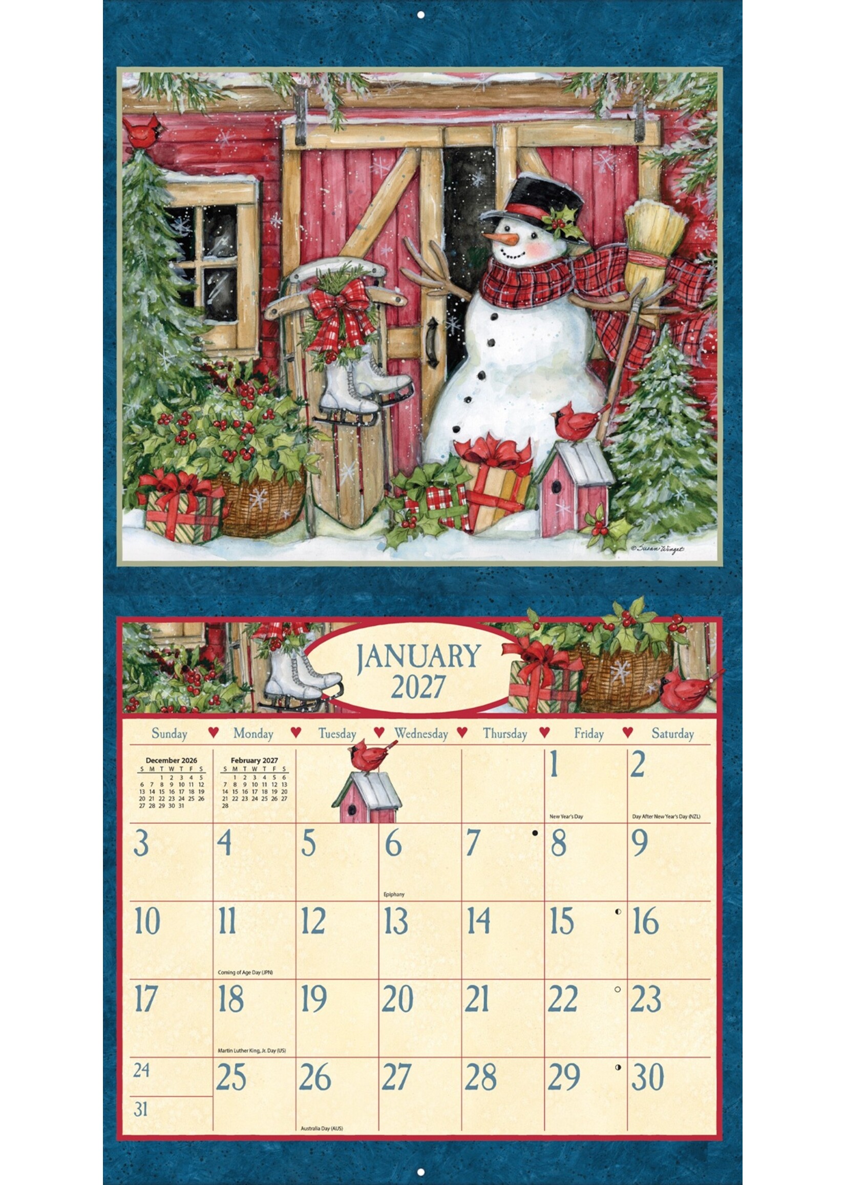 Lang Heart & home Lang Calendar 2027