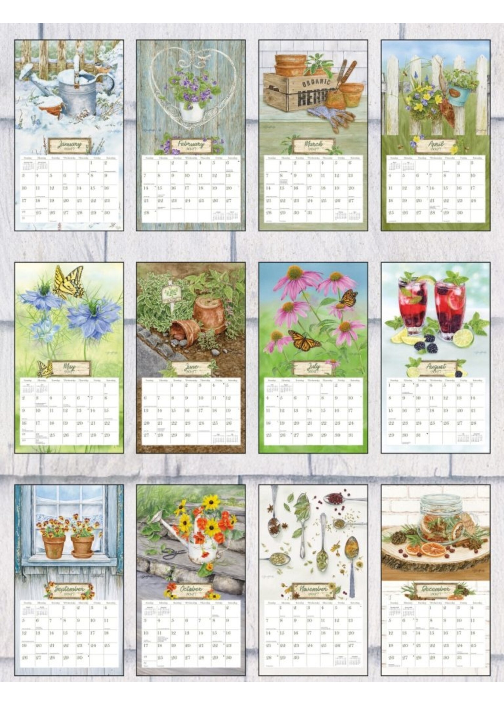 Lang Herb garden Lang Calendar 2027