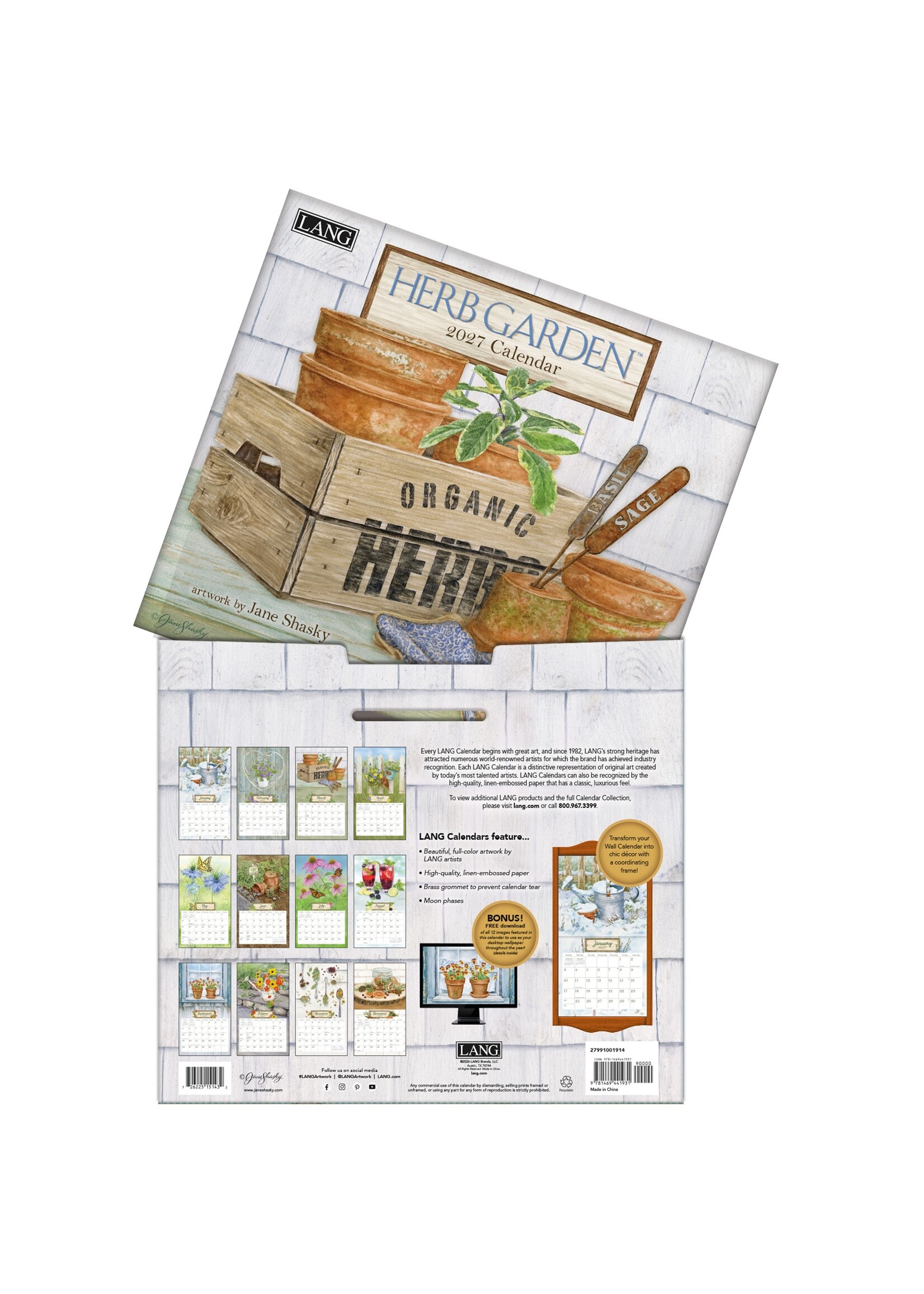 Lang Herb garden Lang Calendar 2027