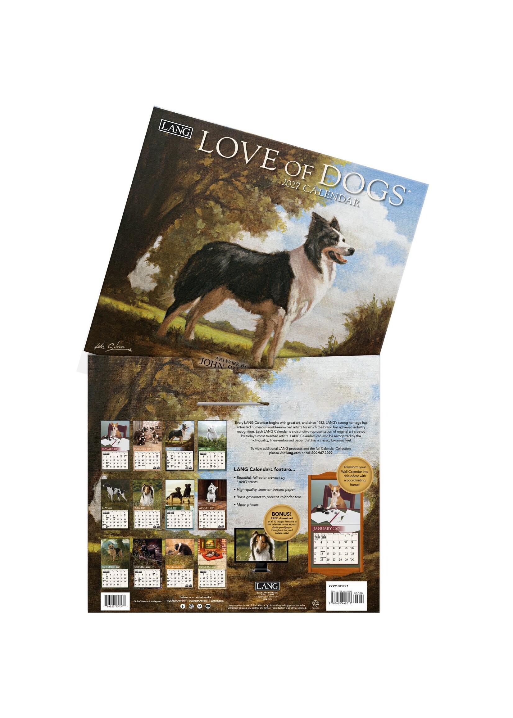 Lang Love of Dogs Lang Calendar 2027