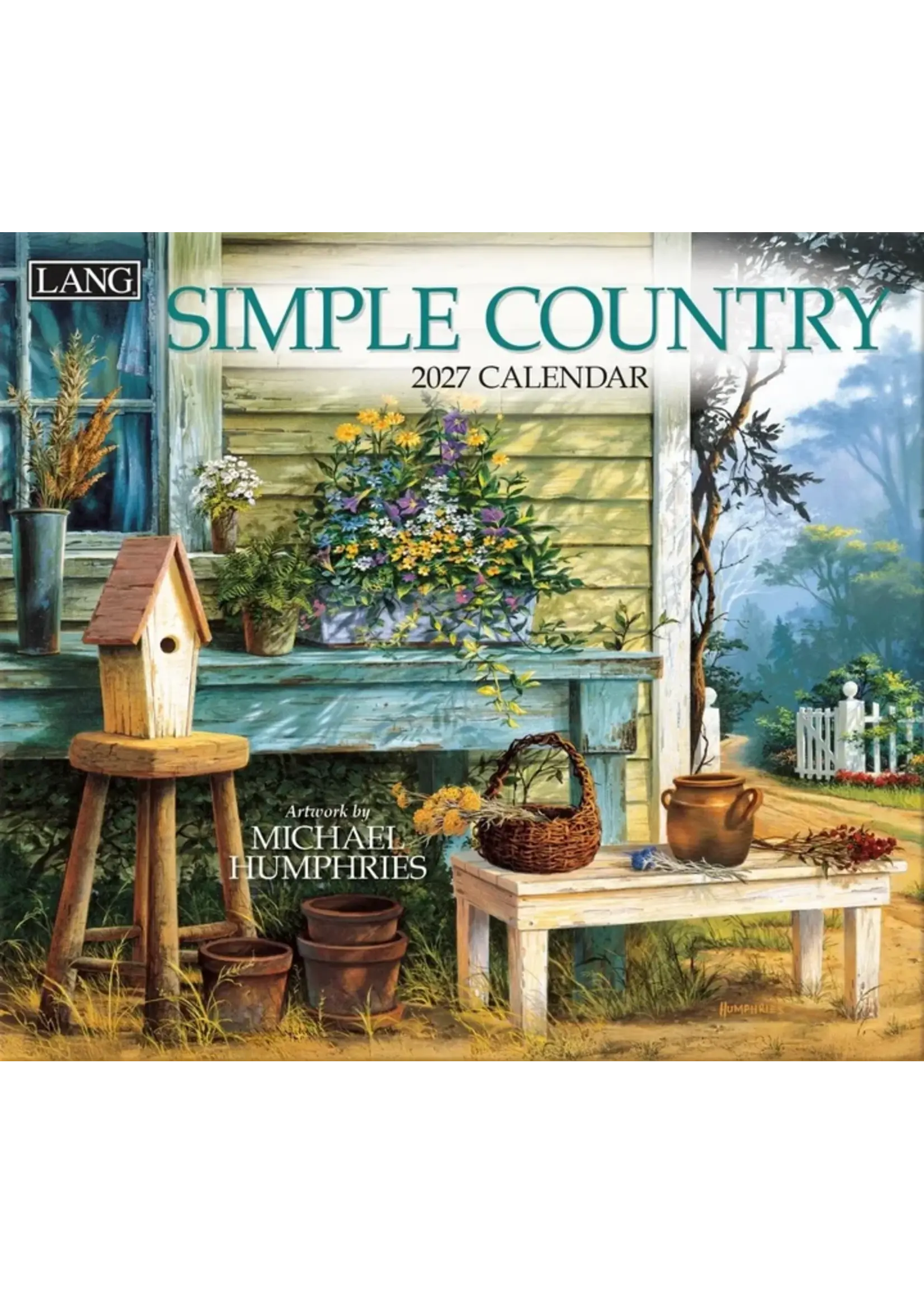 Lang Simple Country Lang Calendar 2027