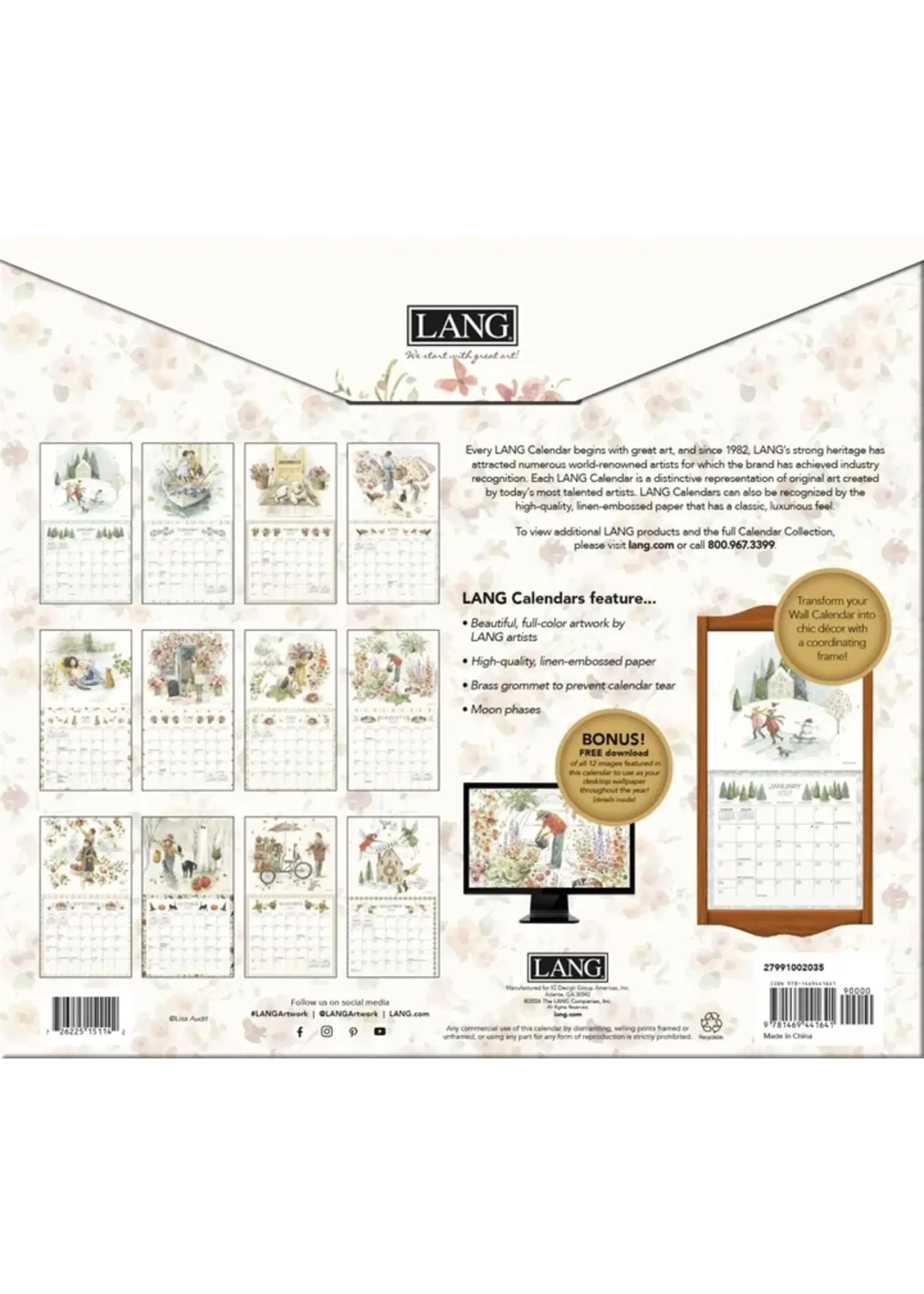 Lang Blissful Moments Lang Calendar 2027