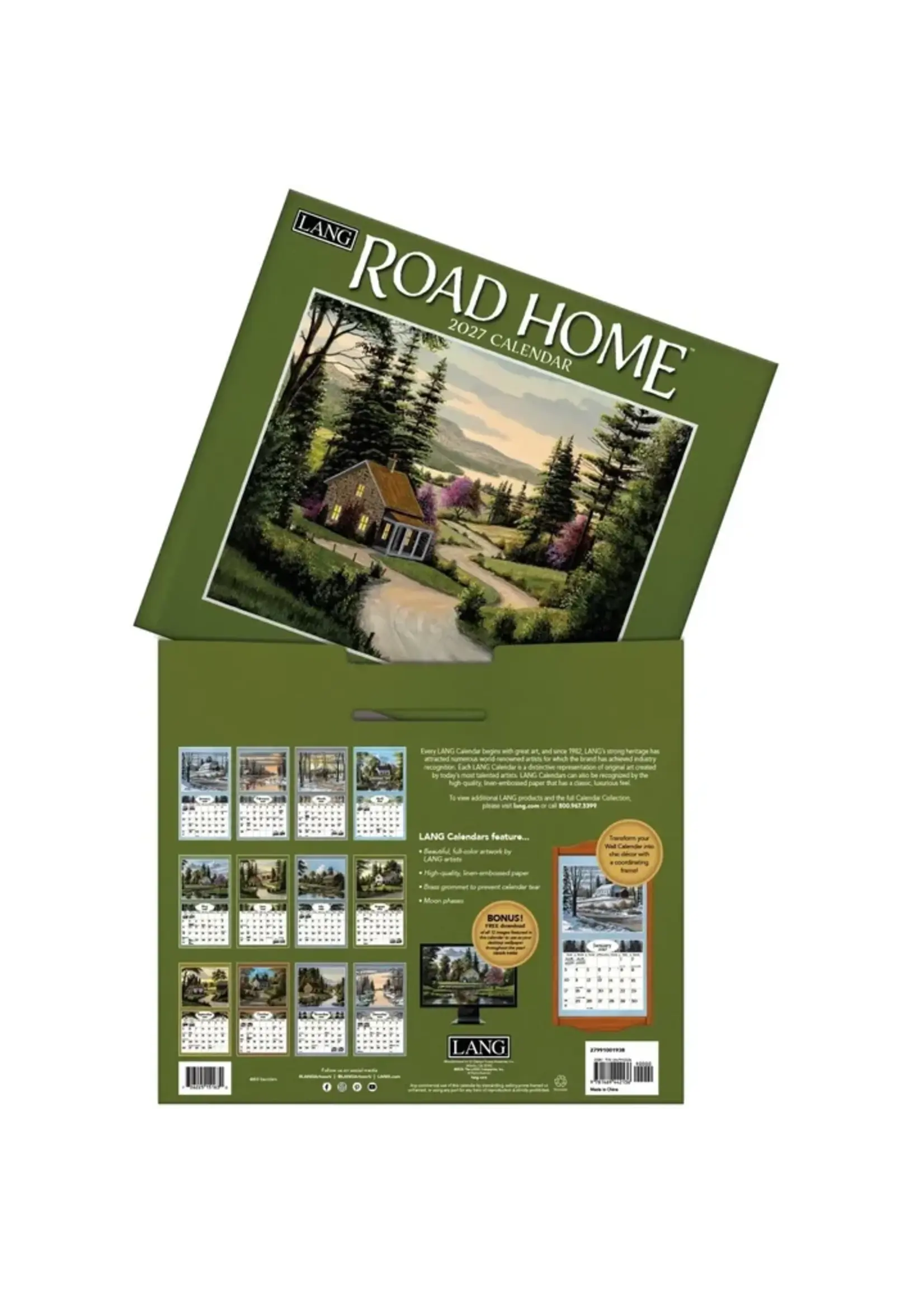 Lang Road Home Calendar 2027 Lang