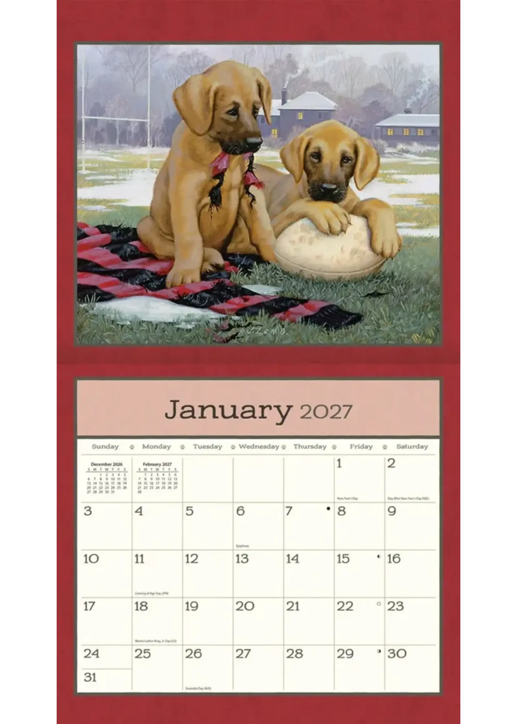 Lang Puppy Lang Calendar 2027