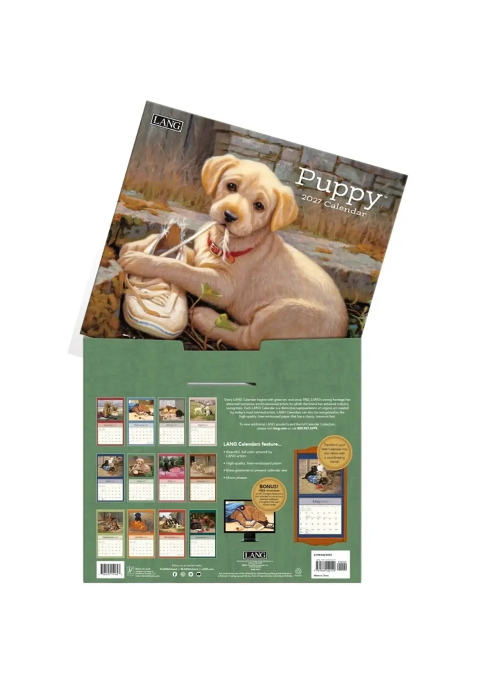 Lang Puppy Lang Calendar 2027