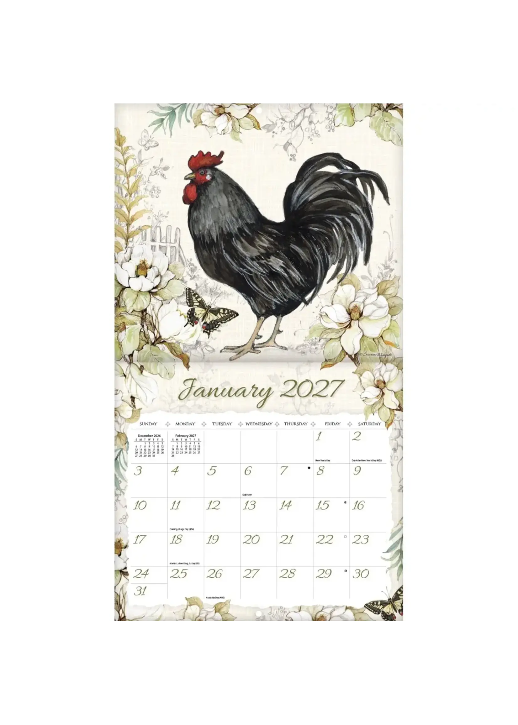 Lang Proud Rooster Lang Calendar 2027