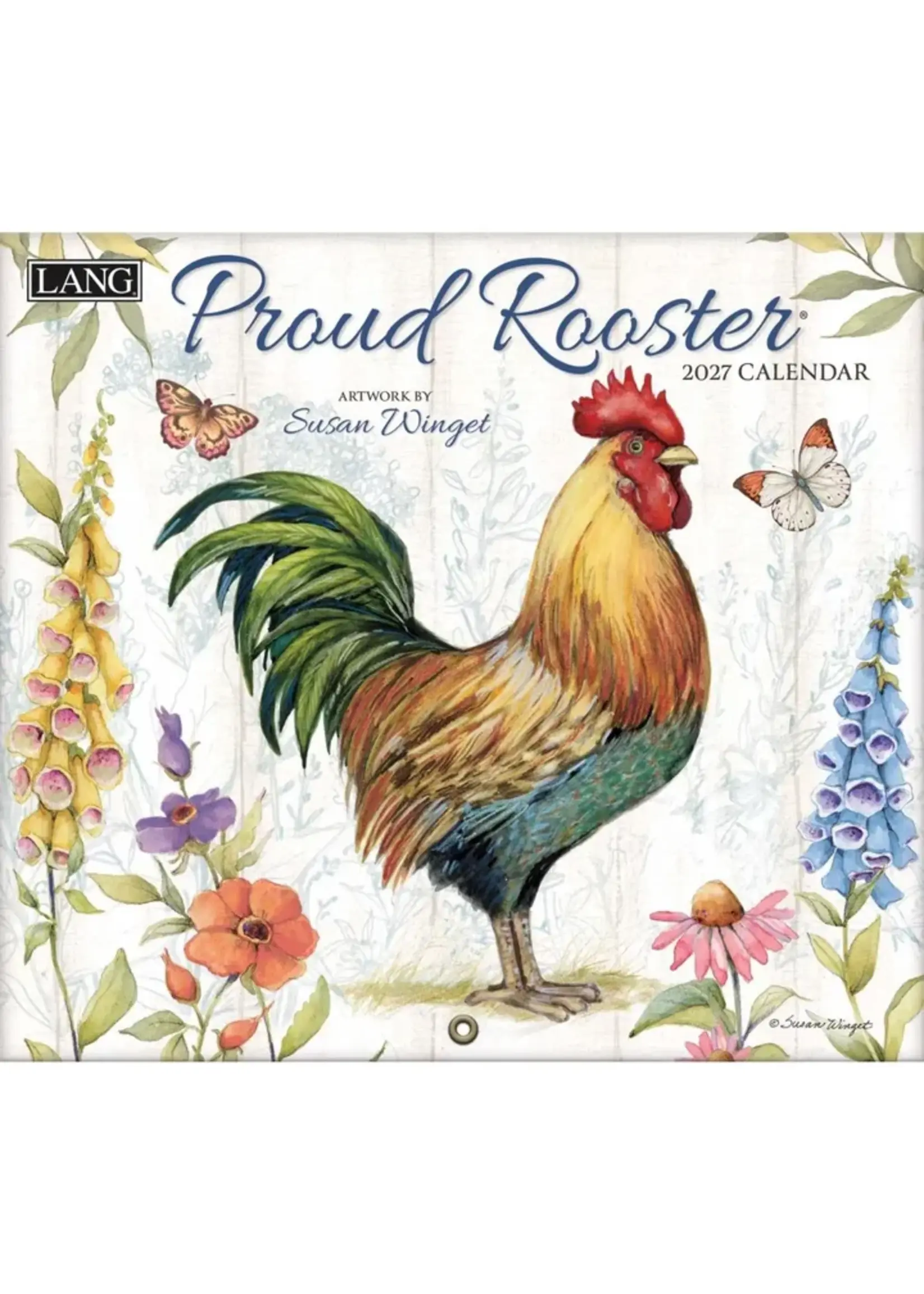 Lang Proud Rooster Lang Calendar 2027