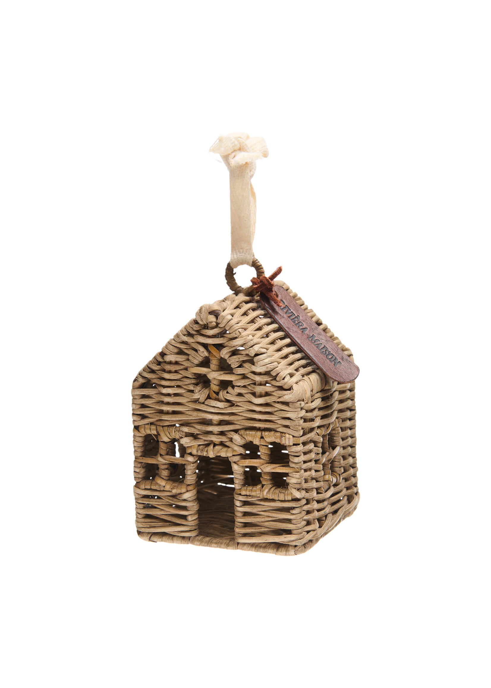 Rustic Rattan House Ornament