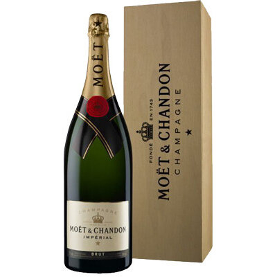 Moët & Chandon Impérial Brut Champagne N.V. - Jeroboam 3L in houten kist