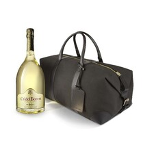 Ca'Del Bosco Franciacorta Cuvée Prestige N.V. 600CL Methusalem in Luxe Weekendtas