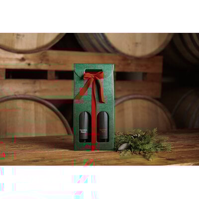 Guerrieri Relatiegeschenk 2 flessen in geschenkdoos met doorkijkvenster