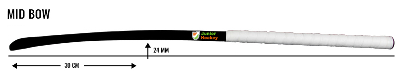 Medium bow kromming hockeysticks