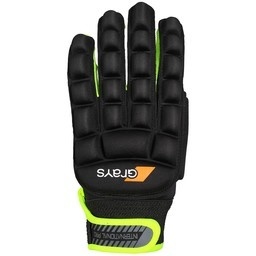 Grays International Pro Glove Links Zwart/Fluor Geel