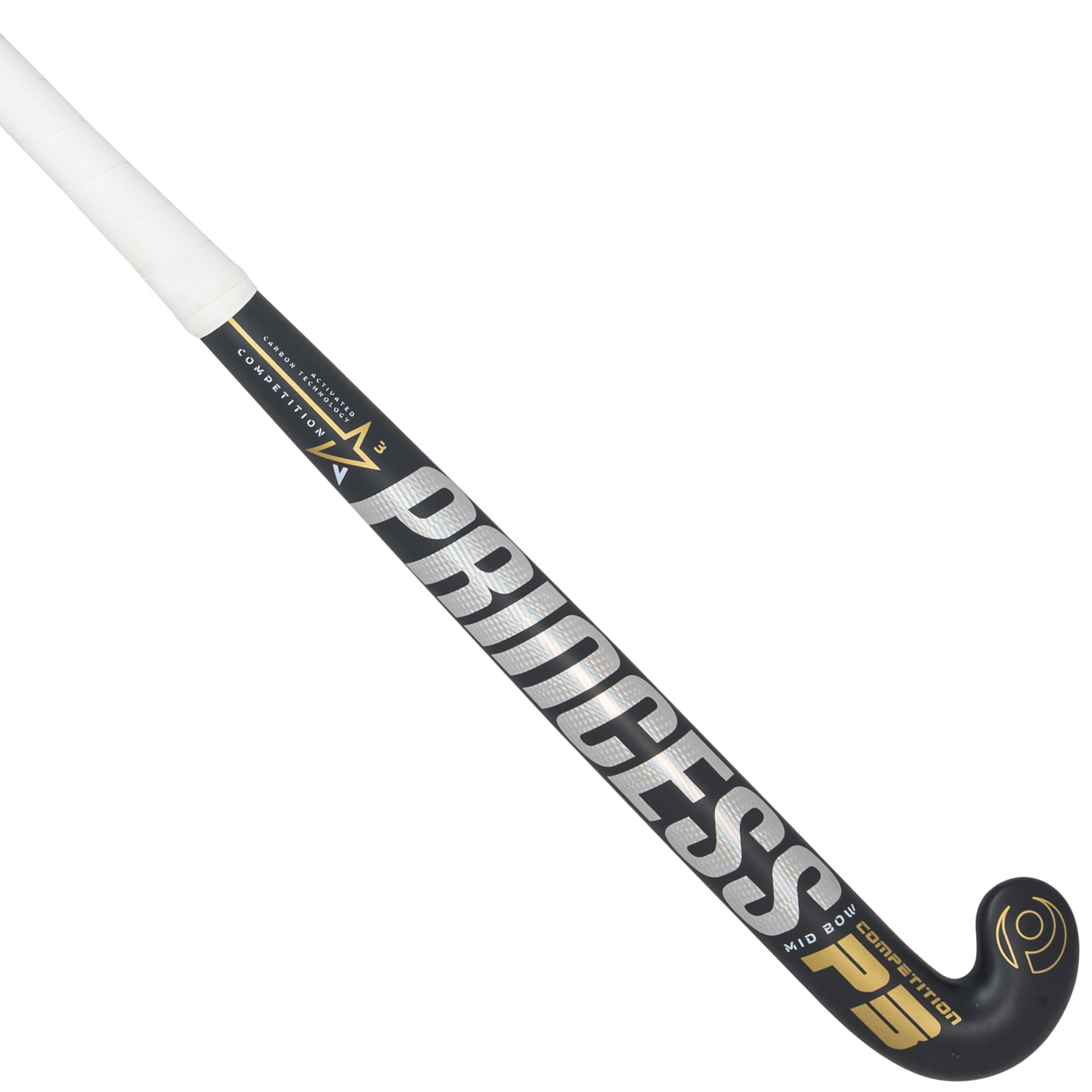 Princess Hockey Comp. 3 STAR Grey/Gold Mid Bow 23
