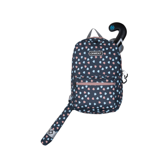 Brabo Storm Backpack O'Geez Hearts Pink  23