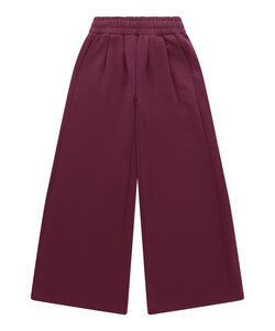 Women Wide Leg Sweatpants Cherry