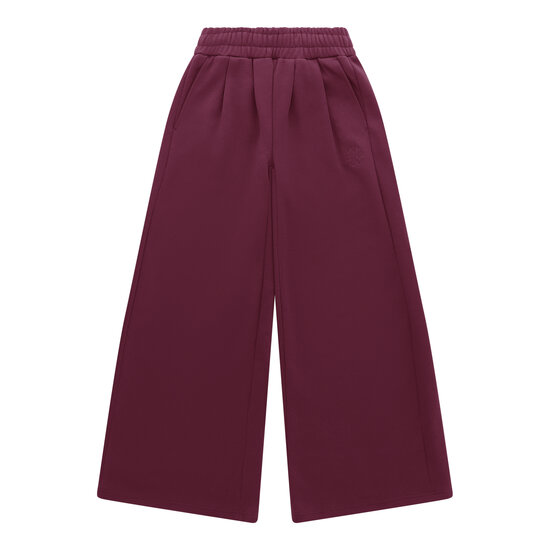 Osaka Women Wide Leg Sweatpants Cherry