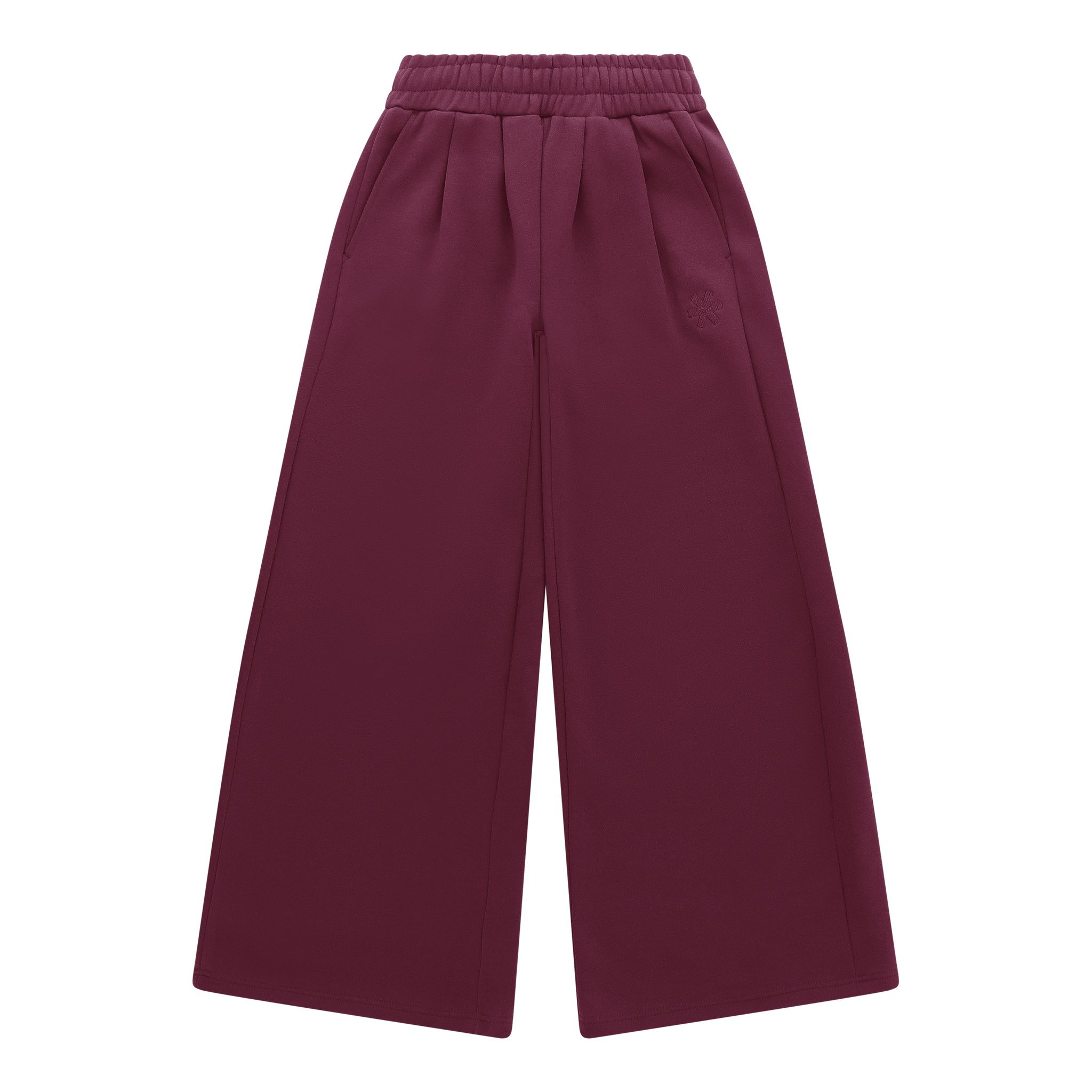 Osaka Women Wide Leg Sweatpants Cherry