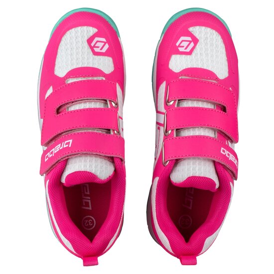 Brabo Shoe Velcro Force Pink/Aqua JR