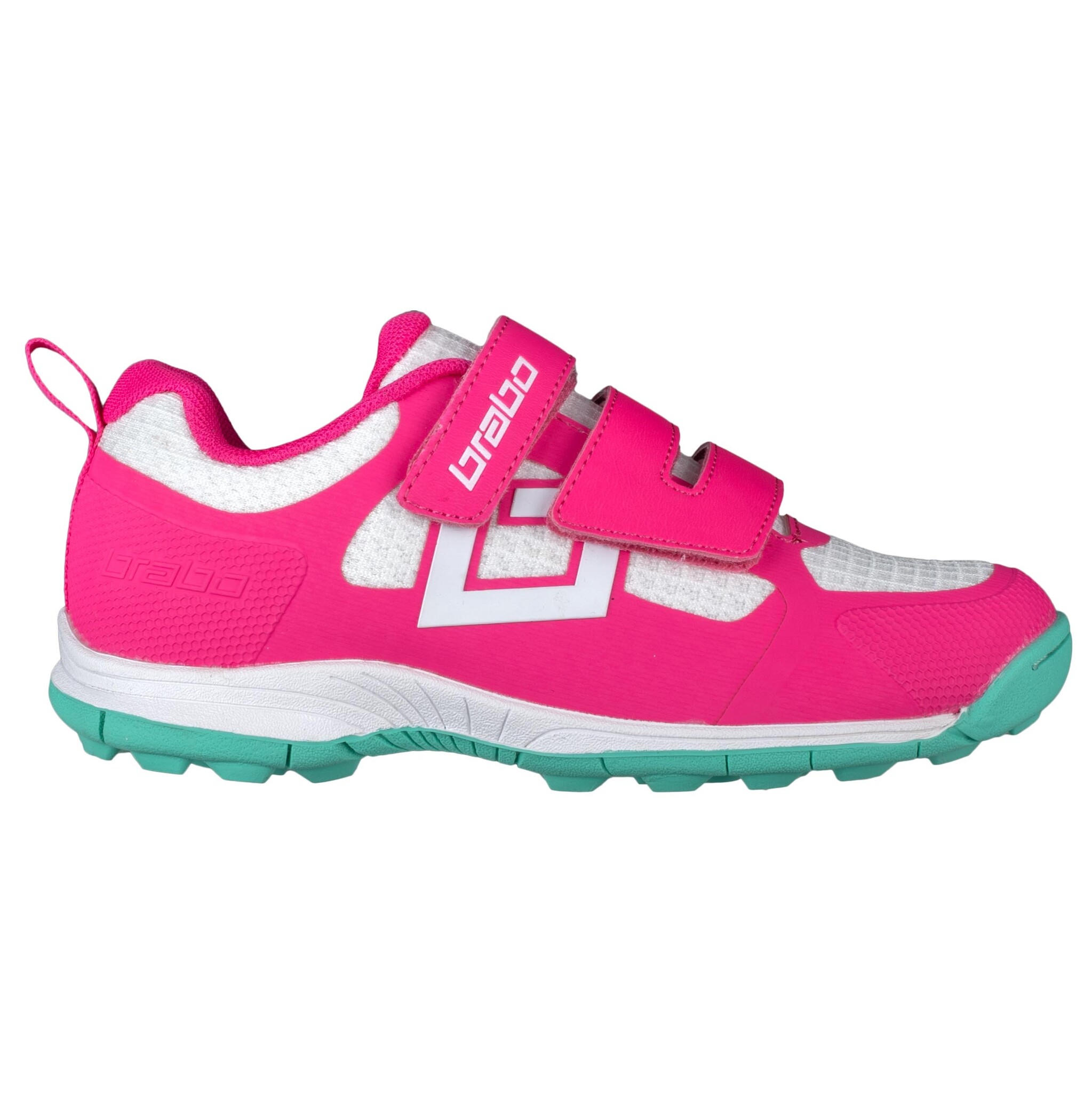 Brabo Shoe Velcro Force Pink/Aqua JR