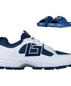 Shoe Tribute Navy/White +Slide JR