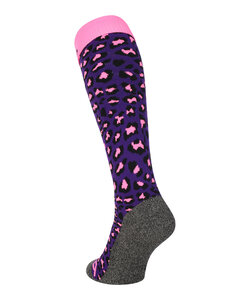 Socks Cheetah Purple