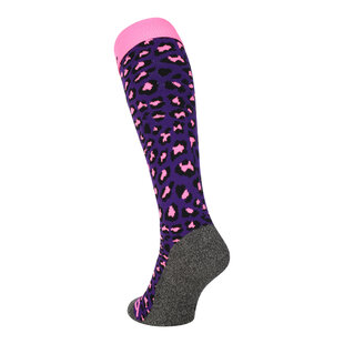 Socks Cheetah Purple